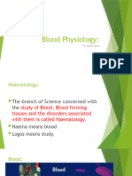 Blood Physiology:: Dr. Adnan Sami