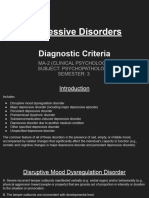 Depressive - Diagnostic Criteria