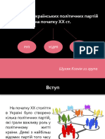 Утворення Українських Політичних Партій На Початку Xx Ст