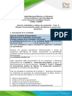 Guía de Actividades y Rúbrica de Evaluación - Unidad 2 - Fase 4 - Plasmar La Presentación Grafica de Las Figuras en Proyección Isométrica