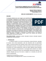 A 98 as Habilidades Sociais No Ambiente Escolar Práticas de Inclusão Para Alunos Com Necessidades Educacionais Especiais