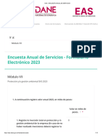 Eas - Encuesta Anual de Servicios