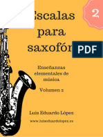 Ebook Escalas para Saxofon Vol. 2
