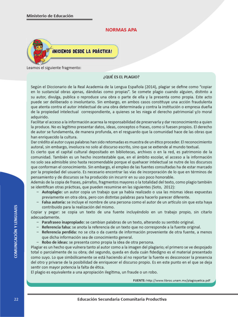 Normas Apa Quinto D 2024 | PDF | Estilo apa | Plagio