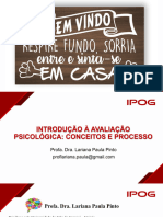 001 INTRODUCAO A AVALIAÇÃO PSICOLOGICA para Portal