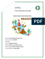 Tarea 1 Mexico Como Un Pais Pluricultural