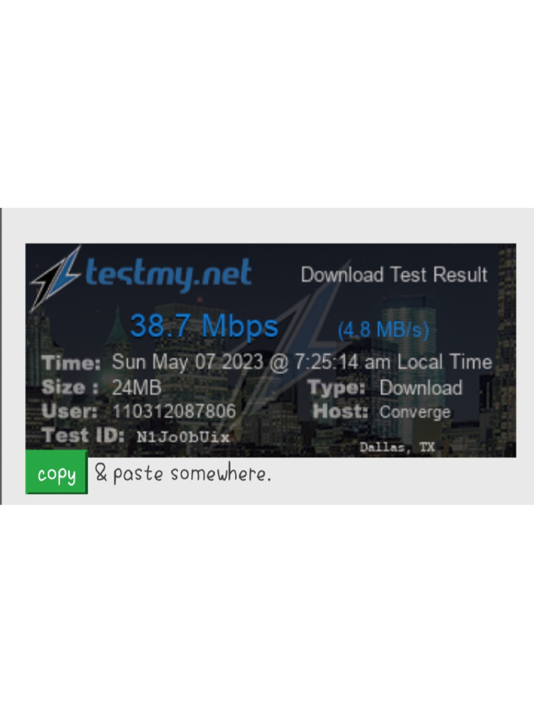 Speedtest Pdf