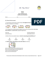 Science Class 8 Electrical Circuits