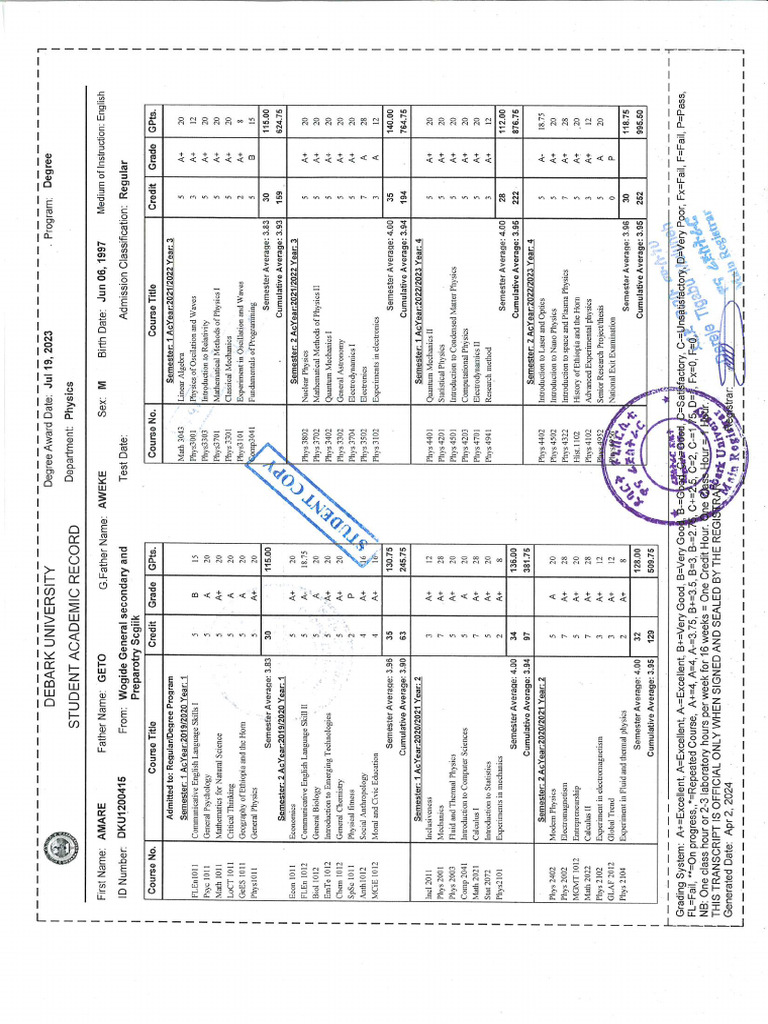 Front Transcript of Record | PDF