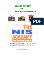 129927527 PROJECT REPORT on Two Wheeler Automobile