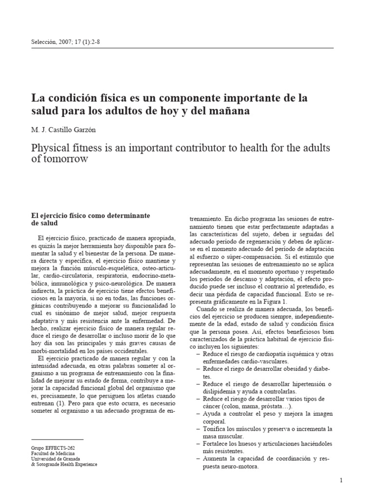Beneficios del Ejercicio en la Salud | PDF | Obesidad | Aptitud física