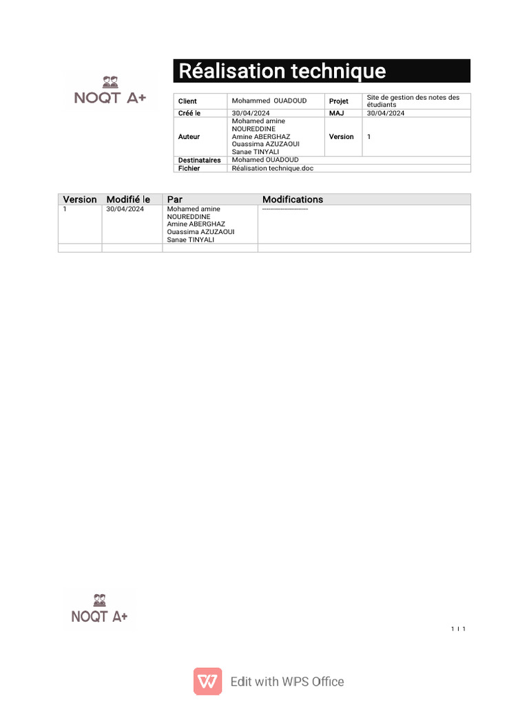 Gestion des notes des étudiants | PDF | Identifiant | Sciences de l ...