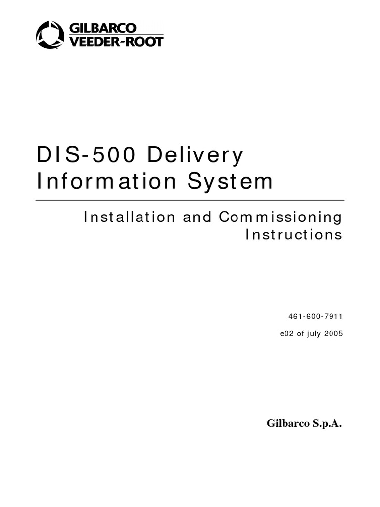 461-600-7911 DIS500 Installation Manual | Download Free PDF ...