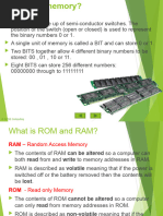 Memory Introduction