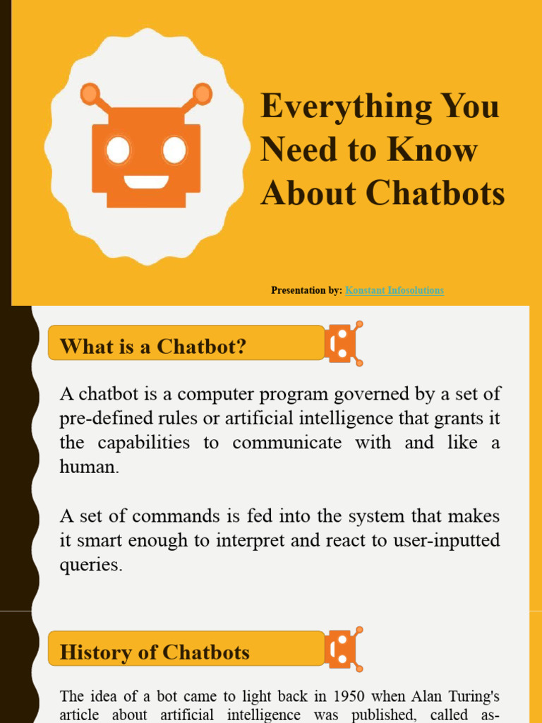 Comprehensive Guide to Chatbots | PDF | Computing | Artificial Intelligence