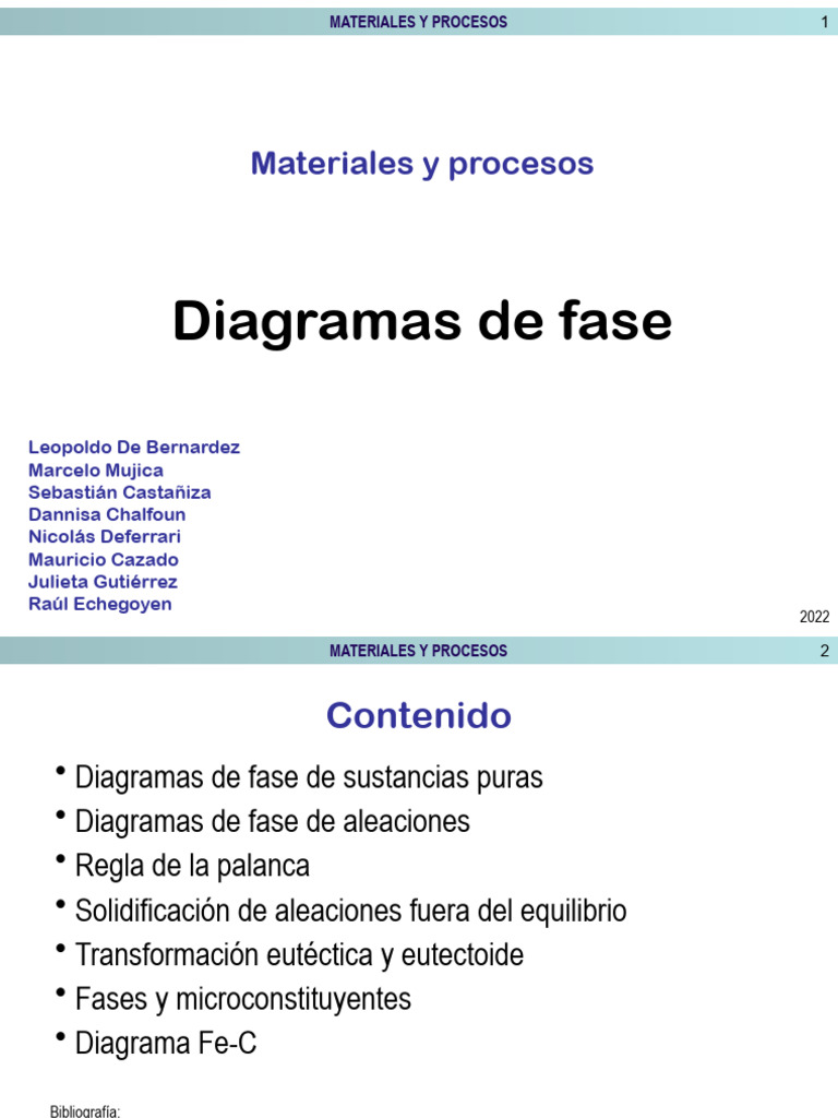 Diagramas de Fase y Aleaciones | PDF | Fase (materia) | Aleación