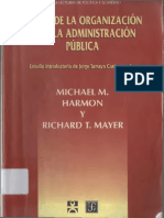 Libro Teoria de La Organización Para La Administracion Publica