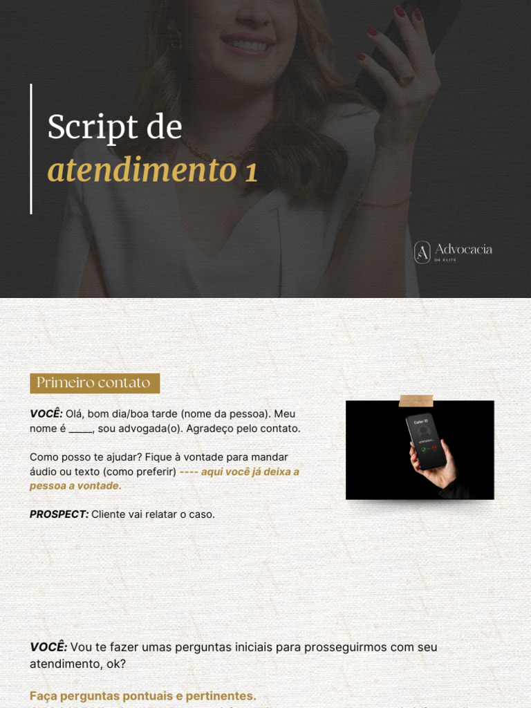 Script de Atendimento | PDF