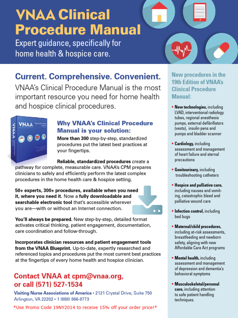 VN A A Clinical Procedure Manual PDF Palliative Care Hospice