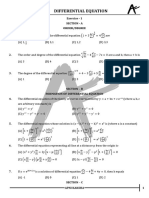 Sheet - 01 - Differential Equation NJ - 247