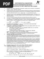 Sheet - 01 - Differential Equation NJ - 247