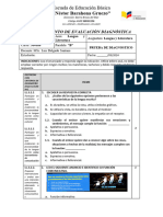 Prueba de Diagnóstico - 9no B