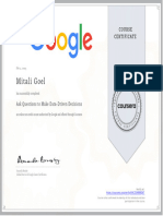 Coursera Certificate 