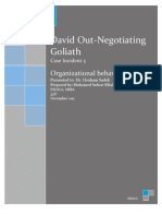 David Outsmarts Goliath in Negotiation