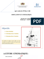 Compte Rendu Du TP Bras 3 DDL: Simulation Et Cinématique