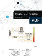 Solar Collector Testing