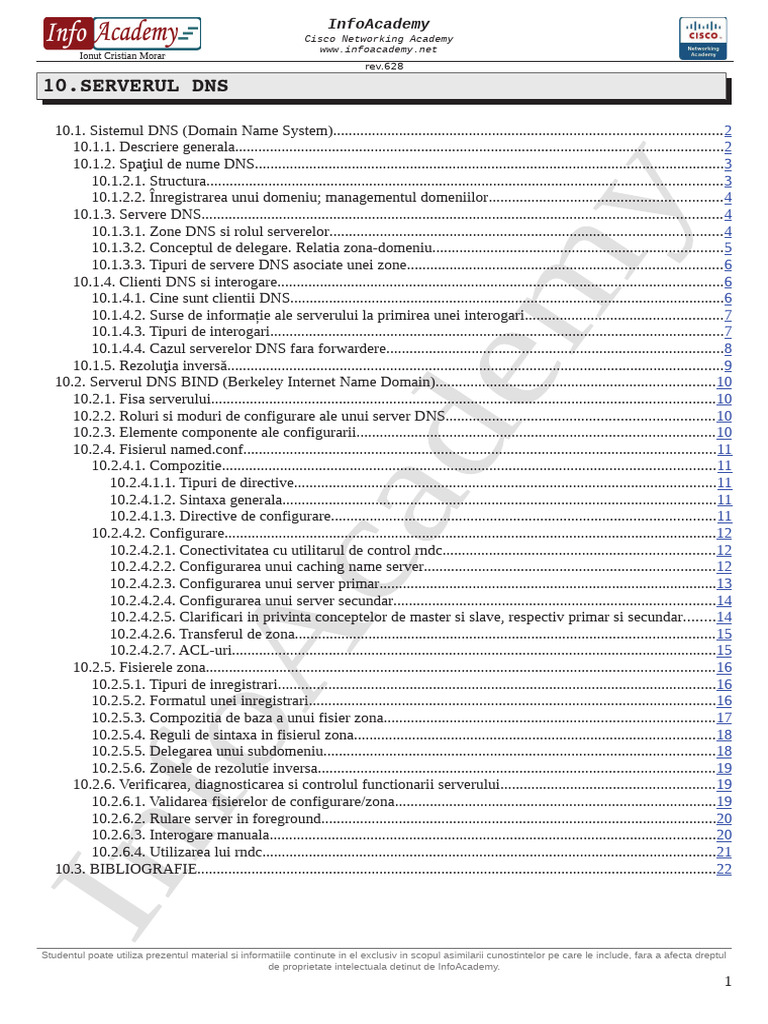 Serverul DNS: Ghid Complet | PDF