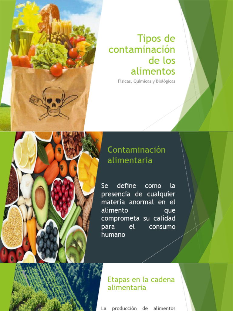 Tipos de Contaminación Alimentaria | PDF | Alimentos | Patógeno