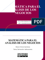 Semana 9 Derivadas Aplicación