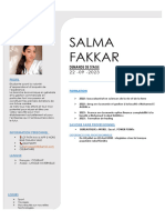 Salma Fakkar: Demande de Stage