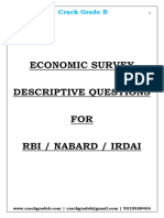 Economic Survey Descriptive Qna