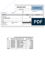 Pelirene - Pay Slip 5