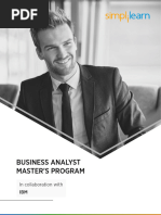 Business Analyst Master's Program in Collaboration With IBM V10