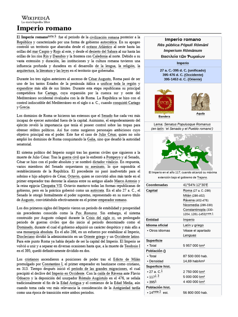 Imperio Romano | PDF | imperio Romano | Roma antigua