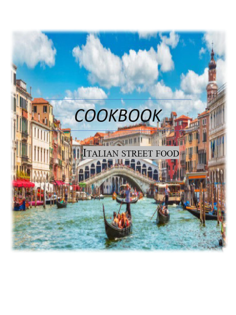 Authentic Italian Street Food Recipes | PDF | Cooking, Food & Wine ...