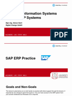 Business Information Systems - SAP ERP Practice Intro