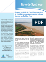 Relever Les Defis de Lequite Sociale Et de La Viabilite Economique Des Reservoirs De