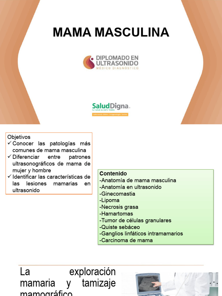 Patologías Comunes en Mama Masculina | PDF | Pecho | Cáncer de mama
