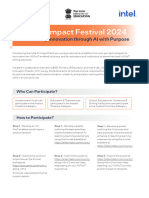 India AI Impact Festival 2024 Flyer