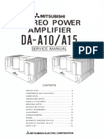 Mitsubishi DA A10 A15 Service Manual