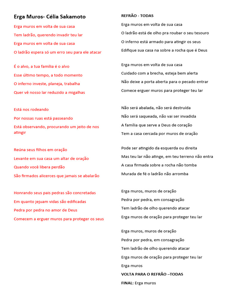 Erga Muros para Proteger o Lar | PDF