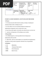 Incident or Accident Reporting & Investigation