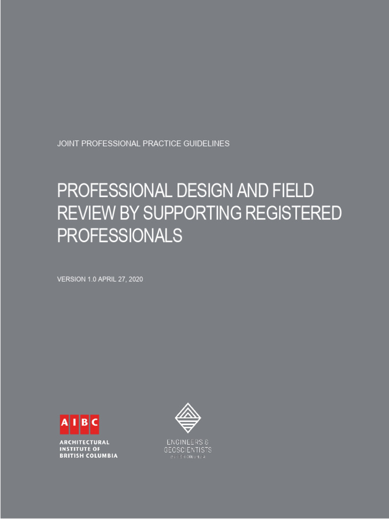 Aibc egbc guidelines supporting reg prof v1 0 pdf engineer architect