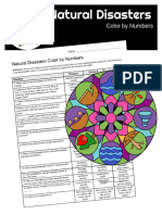 Natural Disasters: Color by Numbers