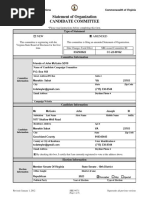 Amended Statement of Organization