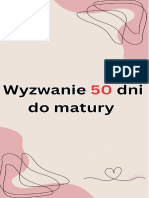 Wyzwanie 50 Dni Do Matury